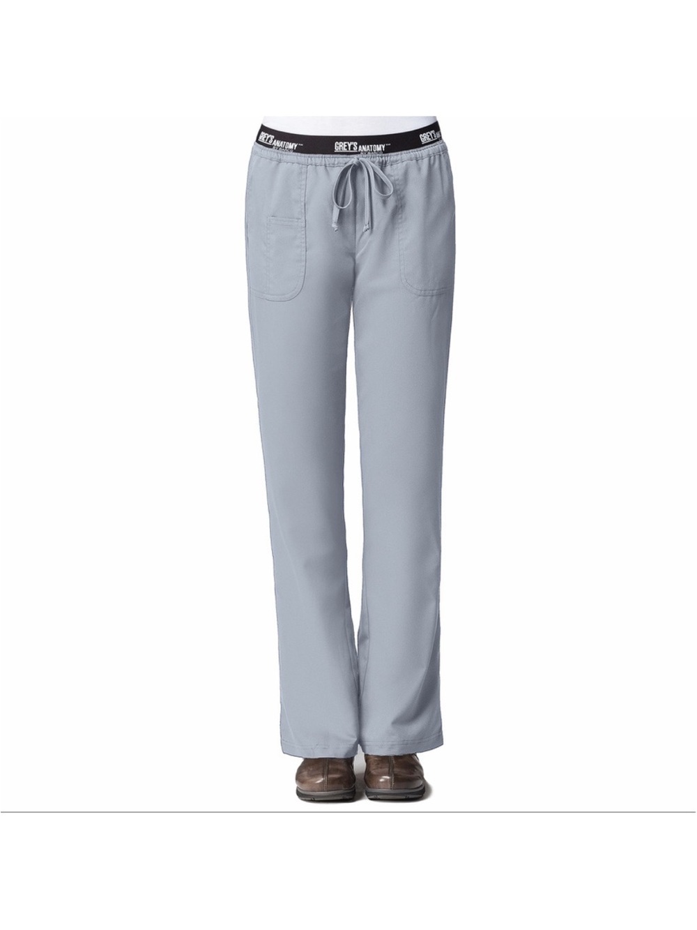 GREY’S ANATOMY ACTIVE Moonstruck Gray 3 Pocket Logo Waistband Pant
